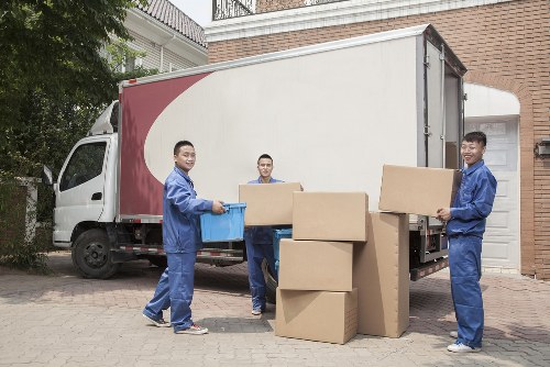 Moving team handling household removals in Honor Oak street