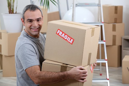 Commercial moving team planning a business relocation in Honor Oak