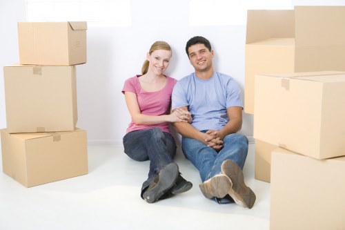 Local moving van ready for a flat move in Honor Oak