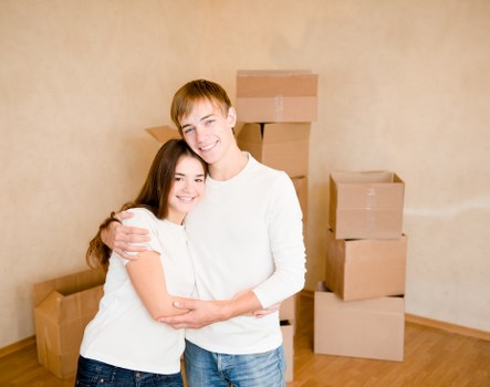 Careful packing and furniture loading for a home move
